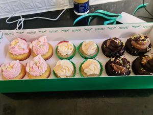 Beautiful presentation at Cupcake Central in Maribyrnong