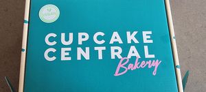 Cupcakes come in a lovely box presentation at Cupcake Central in Maribyrnong