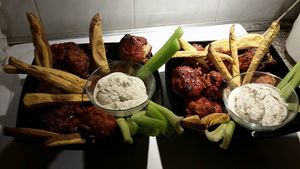 Cauliflower Buffalo Wings  at Pirate Palms Plant-Centered Retreats in Naples