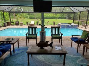 Common Area at Pirate Palms Plant-Centered Retreats in Naples
