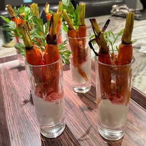 Braised carrots at Pirate Palms Plant-Centered Retreats in Naples