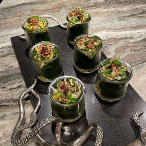 Green Mango Salad  at Pirate Palms Plant-Centered Retreats in Naples