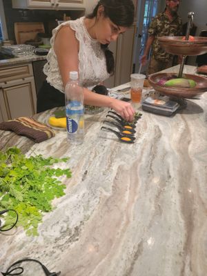 Chef Lili at Pirate Palms at Pirate Palms Plant-Centered Retreats in Naples