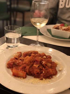 Pasta at Origano Campo de' Fiori in Rome