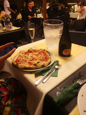 Pizza at Origano Campo de' Fiori in Rome