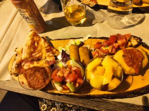 Vegan aperitif 12€ at Origano Campo de' Fiori in Rome