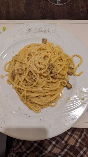 Vegan Spaghetti at Origano Campo de' Fiori in Rome