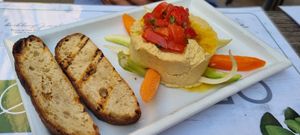 Hummas at Origano Campo de' Fiori in Rome