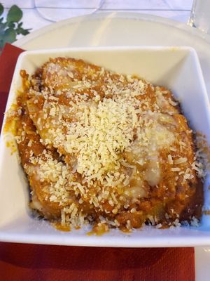 Vegan lasagna   at Origano Campo de' Fiori in Rome