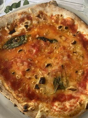 Vegan margherita   at Origano Campo de' Fiori in Rome