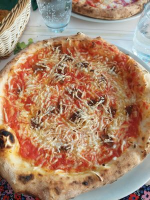 Vegan diavolo at Origano Campo de' Fiori in Rome