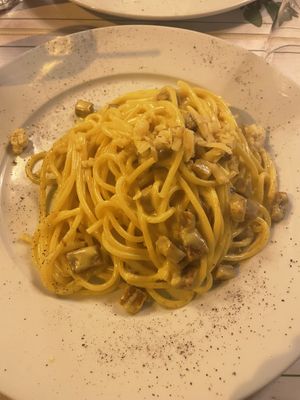 Vegan carbonara   at Origano Campo de' Fiori in Rome