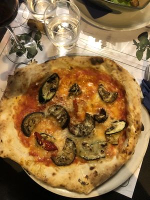 Pizza verdure vegan  at Origano Campo de' Fiori in Rome