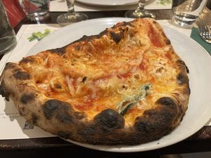 Vegan mezzaluna   at Origano Campo de' Fiori in Rome