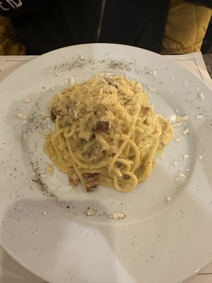 Carbonara Vegano   at Origano Campo de' Fiori in Rome