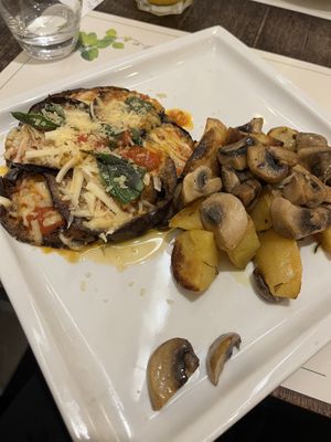 Eggplant Parmesan   at Origano Campo de' Fiori in Rome
