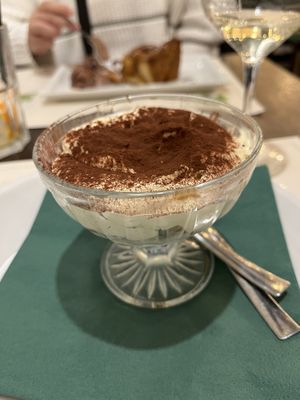 Vegan tiramisu   at Origano Campo de' Fiori in Rome