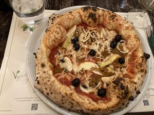 Capricciosa Vegana   at Origano Campo de' Fiori in Rome