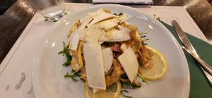 Artichoke caprese at Origano Campo de' Fiori in Rome