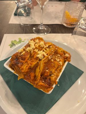 Lasagna Vegan  at Origano Campo de' Fiori in Rome