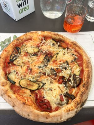 Pizza Ortolana  at Origano Campo de' Fiori in Rome