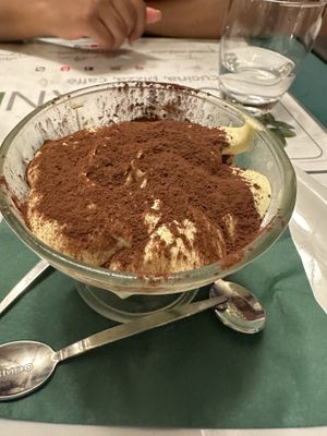 Tiramisu  at Origano Campo de' Fiori in Rome