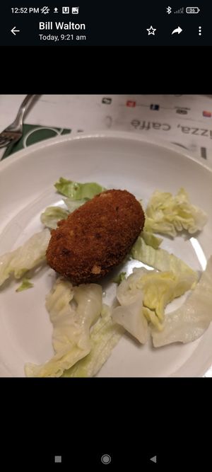 Risotto ballla at Origano Campo de' Fiori in Rome