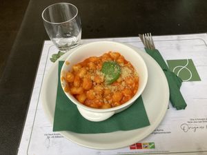 Gnocchi  at Origano Campo de' Fiori in Rome