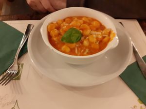 Gnocci at Origano Campo de' Fiori in Rome