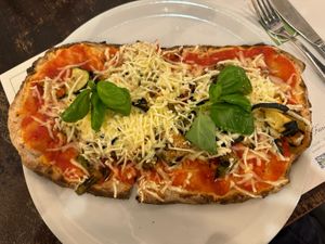 Vegan pins a  at Origano Campo de' Fiori in Rome