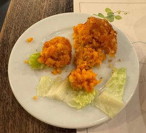 Vegan supri (opened)  at Origano Campo de' Fiori in Rome