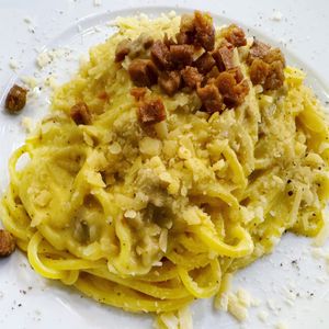 The best! Carbonara Vegani  at Origano Campo de' Fiori in Rome