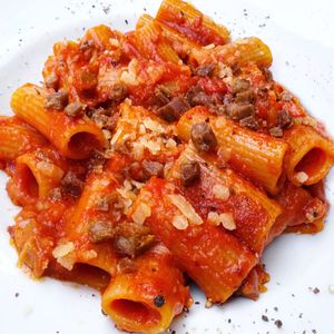 Amatriciana Vegani  at Origano Campo de' Fiori in Rome