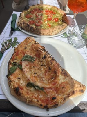 Mezzaluna Vegana  at Origano Campo de' Fiori in Rome