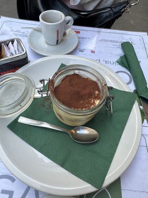  Tiramisu und Espresso  at Origano Campo de' Fiori in Rome