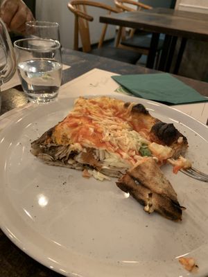 Vegan calzone   at Origano Campo de' Fiori in Rome