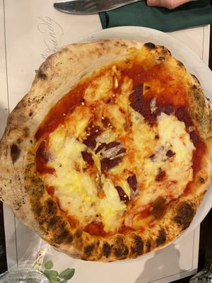 Pizza Diabolo  at Origano Campo de' Fiori in Rome