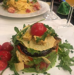 Millefoglie Vegano at Origano Campo de' Fiori in Rome