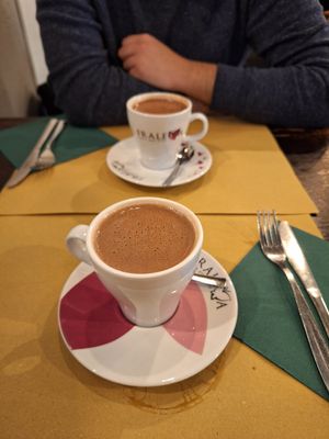 Perfect hot chocolate😋 at Origano Campo de' Fiori in Rome