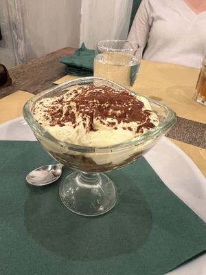 Vegan tiramisu   at Origano Campo de' Fiori in Rome
