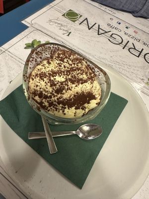 Vegan Tiramisu   at Origano Campo de' Fiori in Rome