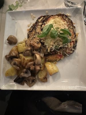 Millefoglie di melanzane  at Origano Campo de' Fiori in Rome