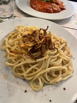Cacio e pepe   at Origano Campo de' Fiori in Rome