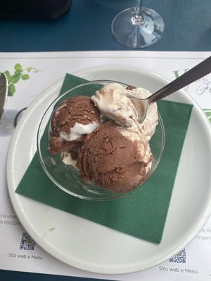 Vegan ice cream   at Origano Campo de' Fiori in Rome
