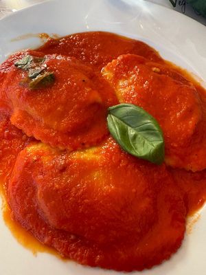 Ravioli  at Origano Campo de' Fiori in Rome