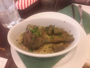 Carciofo alla romana at Origano Campo de' Fiori in Rome