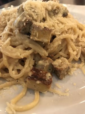 Carbonara  at Origano Campo de' Fiori in Rome