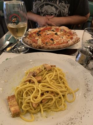 One of the best pastas they have and vegan  at Origano Campo de' Fiori in Rome