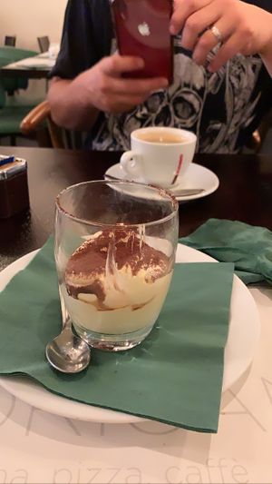 Tiramissu  at Origano Campo de' Fiori in Rome