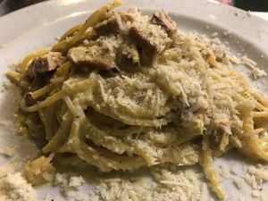 Vegan pasta at Origano Campo de' Fiori in Rome